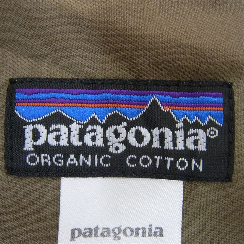 patagonia パタゴニア 08AW 54845 08年製 Long Sleeved Pragmatist Shirt  ラグマティスト シャツ オーガニック コットン カーキ系 L【中古】