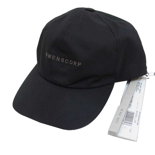 Rick Owens リックオウエンス 24SS RR01D3400-TWEM12 BASEBALL CAP OWENSCORP ベースボール キャップ 帽子 ブラック系 L【中古】