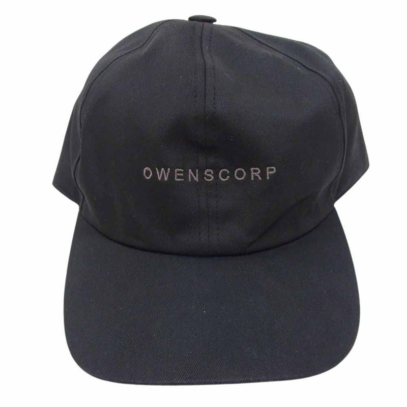 Rick Owens リックオウエンス 24SS RR01D3400-TWEM12 BASEBALL CAP OWENSCORP ベースボール キャップ 帽子 ブラック系 L【中古】