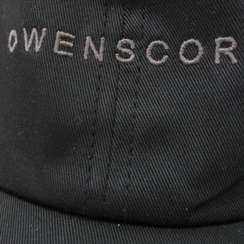 Rick Owens リックオウエンス 24SS RR01D3400-TWEM12 BASEBALL CAP OWENSCORP ベースボール キャップ 帽子 ブラック系 L【中古】