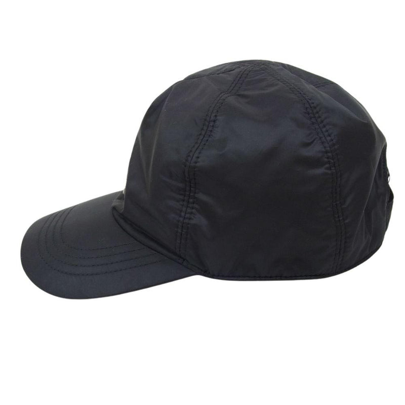 Rick Owens リックオウエンス 23AW MU02C3B03-M3632 × Moncler モンクレール BASEBALL HAT ロゴワッペン ベースボール ハット キャップ 帽子 ブラック系 UNI【中古】