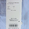 PORTER CLASSIC ポータークラシック 24SS PC-016-2212-0040-0012 ROLL UP STRIP SHIRT ロールアップ ストライプ 長袖 シャツ ブルー系 S【新古品】【未使用】【中古】