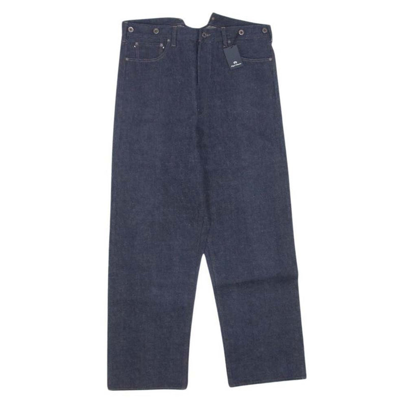 Nigel Cabourn ナイジェルケーボン 8048-00-50025-1-6 RAILMAN DENIM PANT レイルマン デニム パンツ インディゴブルー系 34【極上美品】【中古】