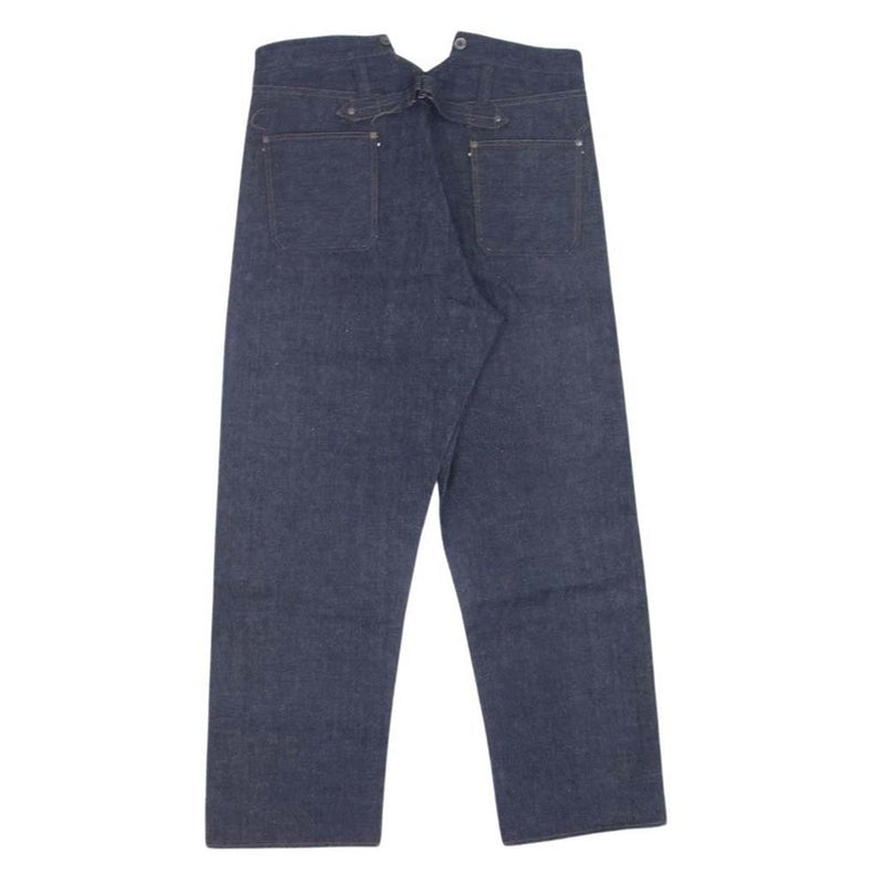 Nigel Cabourn ナイジェルケーボン 8048-00-50025-1-6 RAILMAN DENIM PANT レイルマン デニム パンツ インディゴブルー系 34【極上美品】【中古】