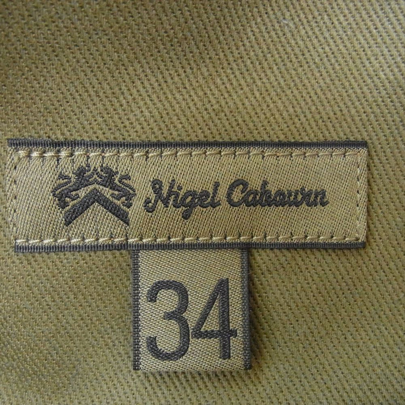 Nigel Cabourn ナイジェルケーボン 8048-00-50025-1-6 RAILMAN DENIM PANT レイルマン デニム パンツ インディゴブルー系 34【極上美品】【中古】