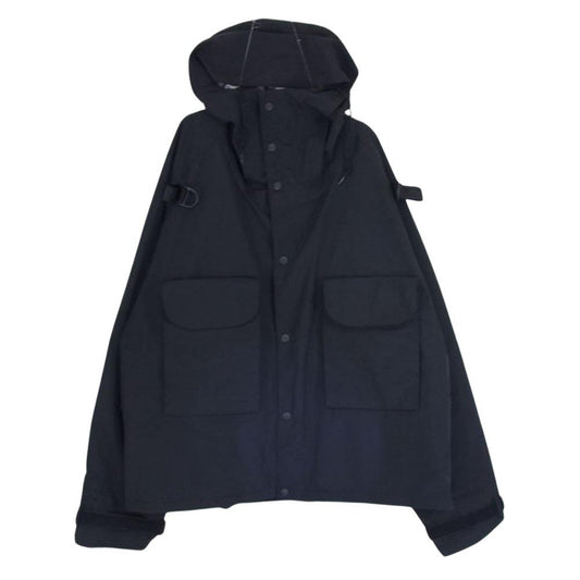 MOUNTAIN RESEARCH マウンテンリサーチ MTR-3853 MT PARKA 防水 フィッシングパーカー  ブラック系 L【中古】