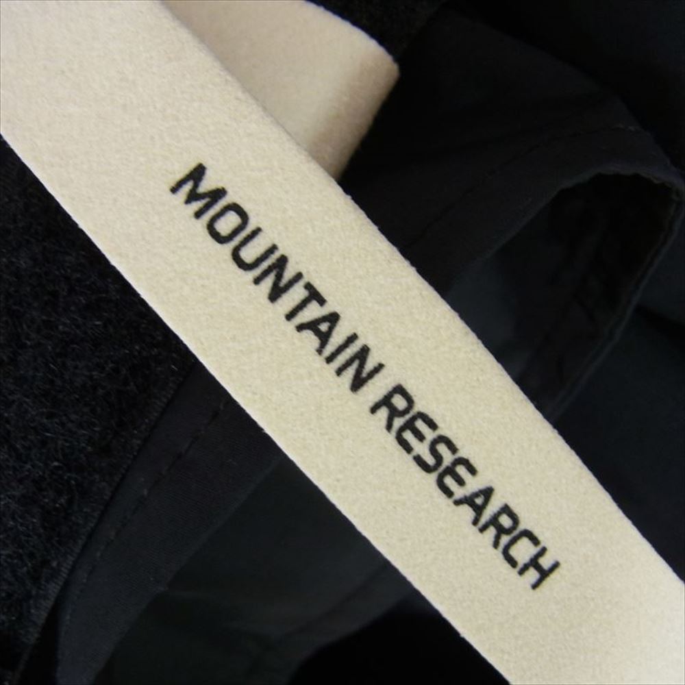 MOUNTAIN RESEARCH マウンテンリサーチ MTR-3853 MT PARKA 防水 フィッシングパーカー  ブラック系 L【中古】