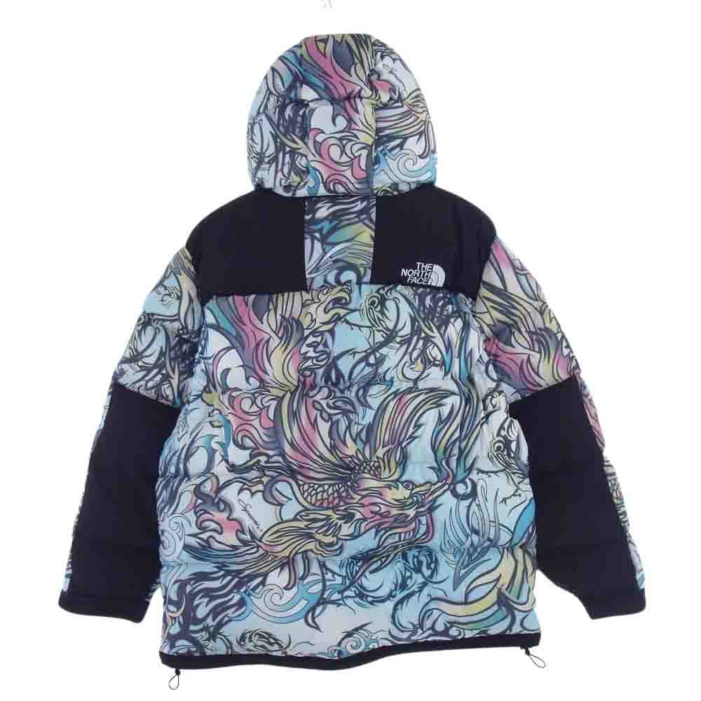 Supreme シュプリーム 22AW  ND52206I × THE NORTH FACE ノースフェイス 700-Fill Down Parka MULTICOLOR DRAGON フィル ダウン パーカー ドラゴン ダウン ジャケット L【中古】