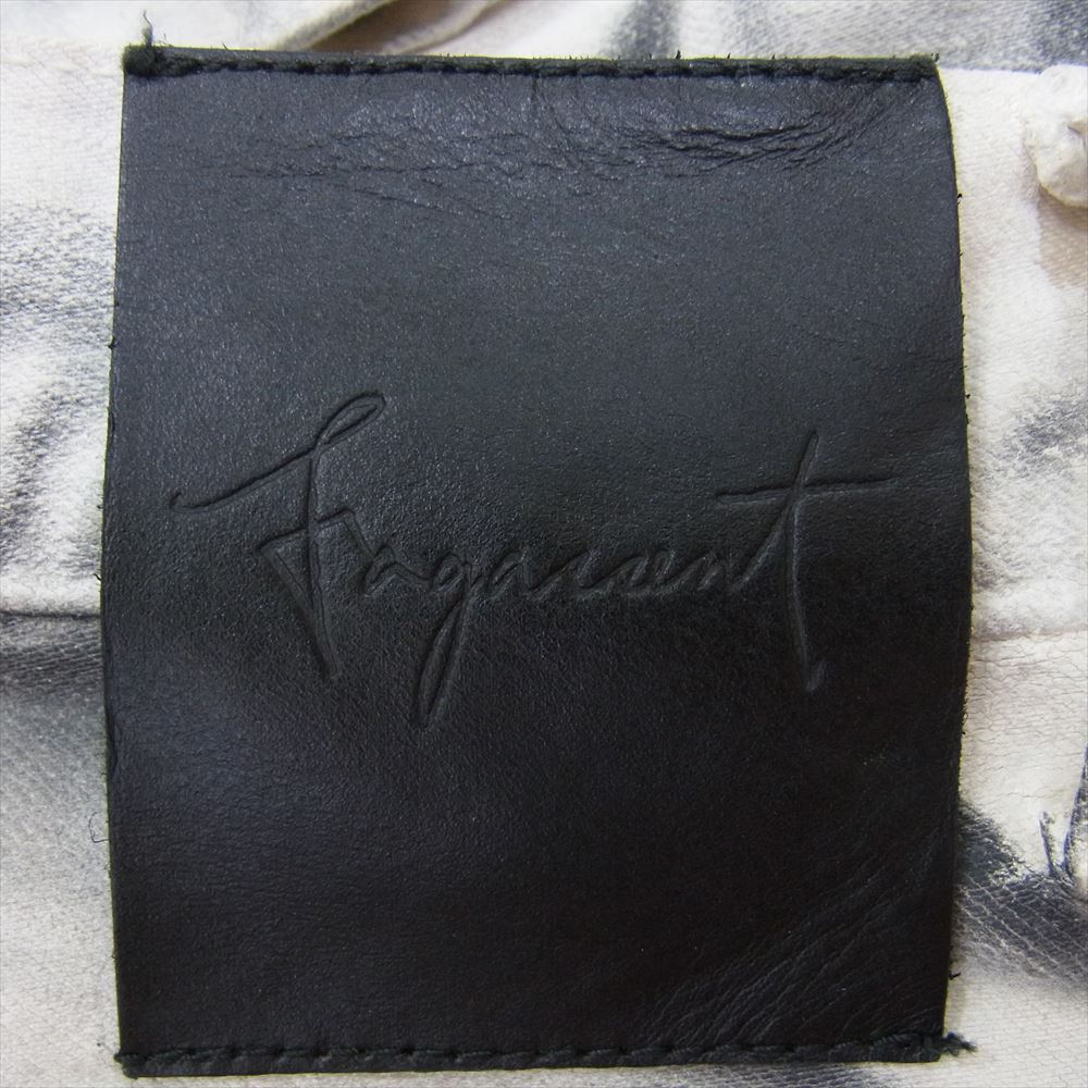 ファガッセン BYAKUYA JESUS CUT 白夜 カットオフ ダメージ加工 スキニー デニム パンツ ホワイト ホワイト系 3【中古】