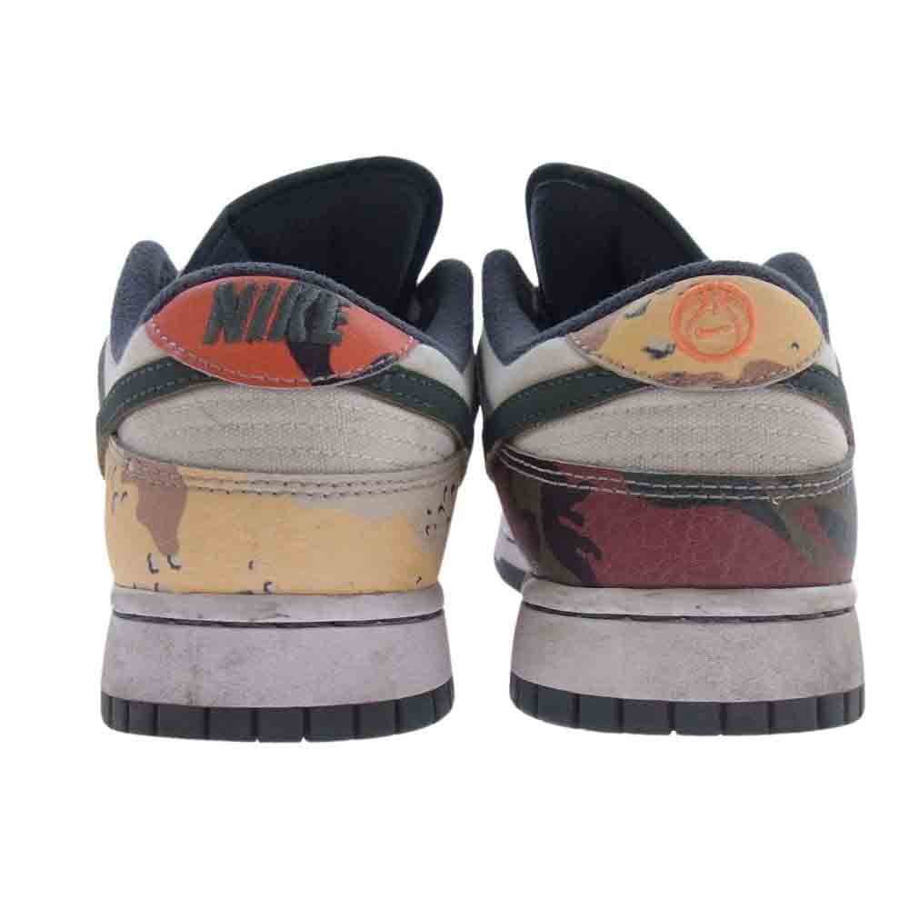 NIKE ナイキ DH0957-100 Dunk Low Sail Multi Camo ダンクロー ローカット セイルマルチカモ スニーカー グリーン系 ホワイト系 マルチ系 27.5cm【中古】