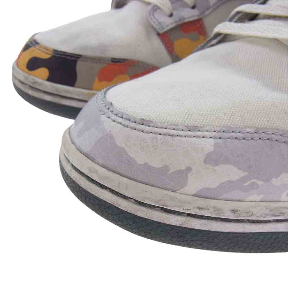 NIKE ナイキ DH0957-100 Dunk Low Sail Multi Camo ダンクロー ローカット セイルマルチカモ スニーカー グリーン系 ホワイト系 マルチ系 27.5cm【中古】