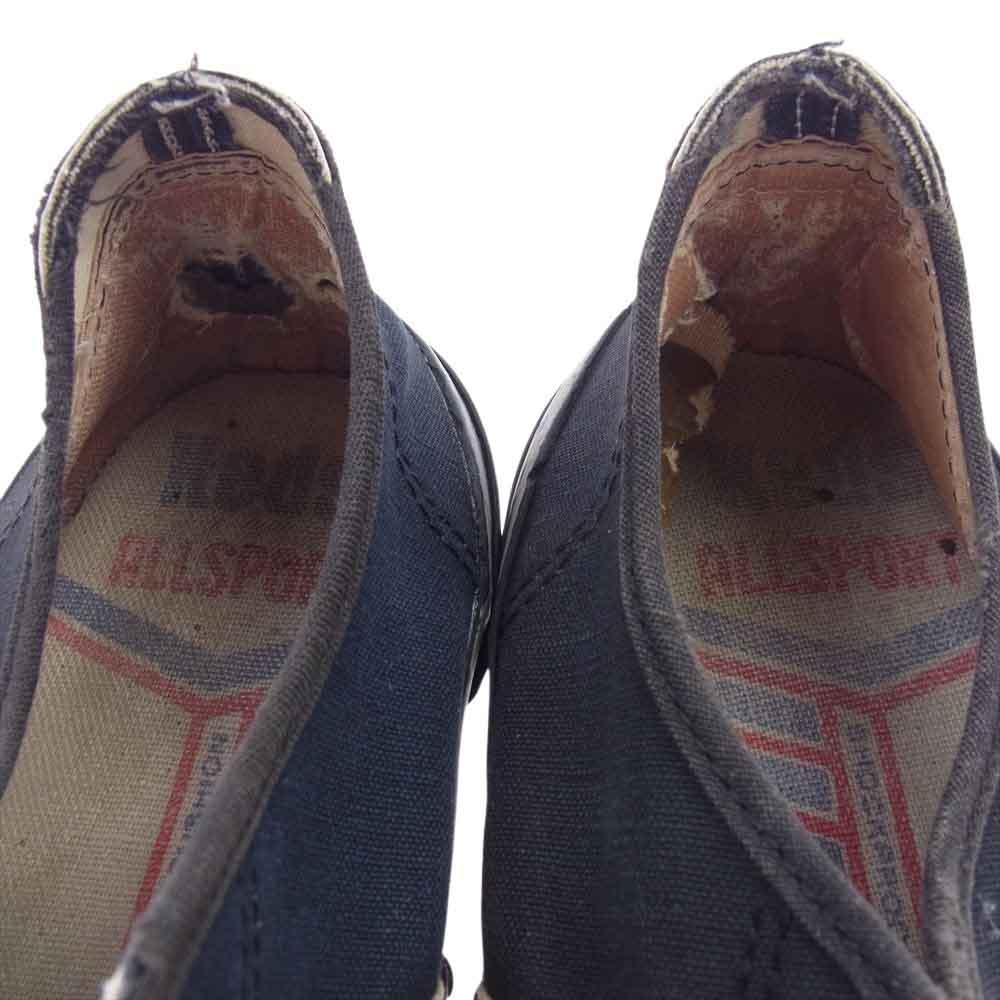 ケッズ 60s 70s USA製 KEDS ALLSPORT CANVAS オールスポーツ キャンバス ローカット スニーカー  表記無(インソール約27cm)【中古】