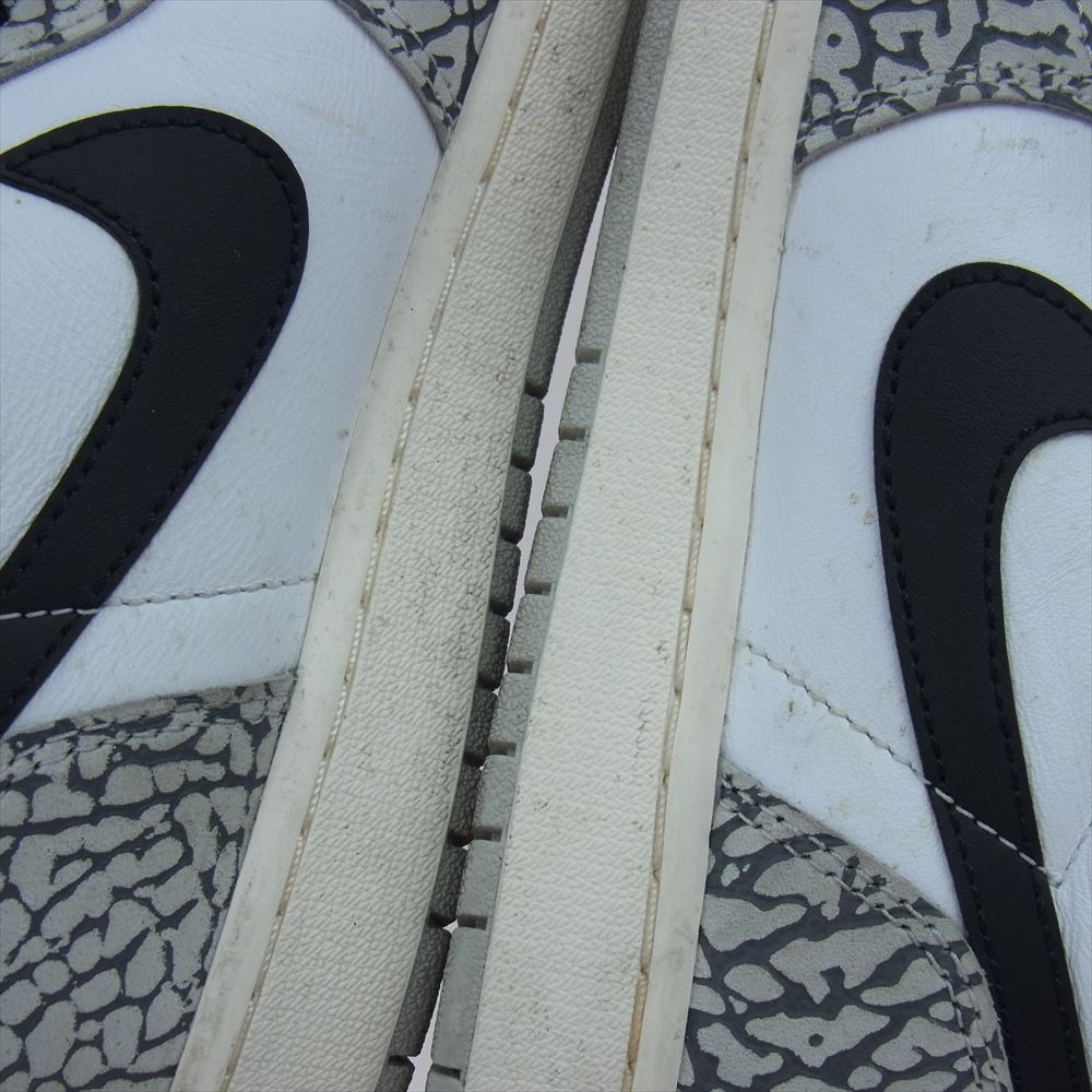 NIKE ナイキ DZ5485-052 Air Jordan 1 High OG White Cement エアジョーダン1 ハイ OG ホワイト セメント スニーカー 27cm【中古】