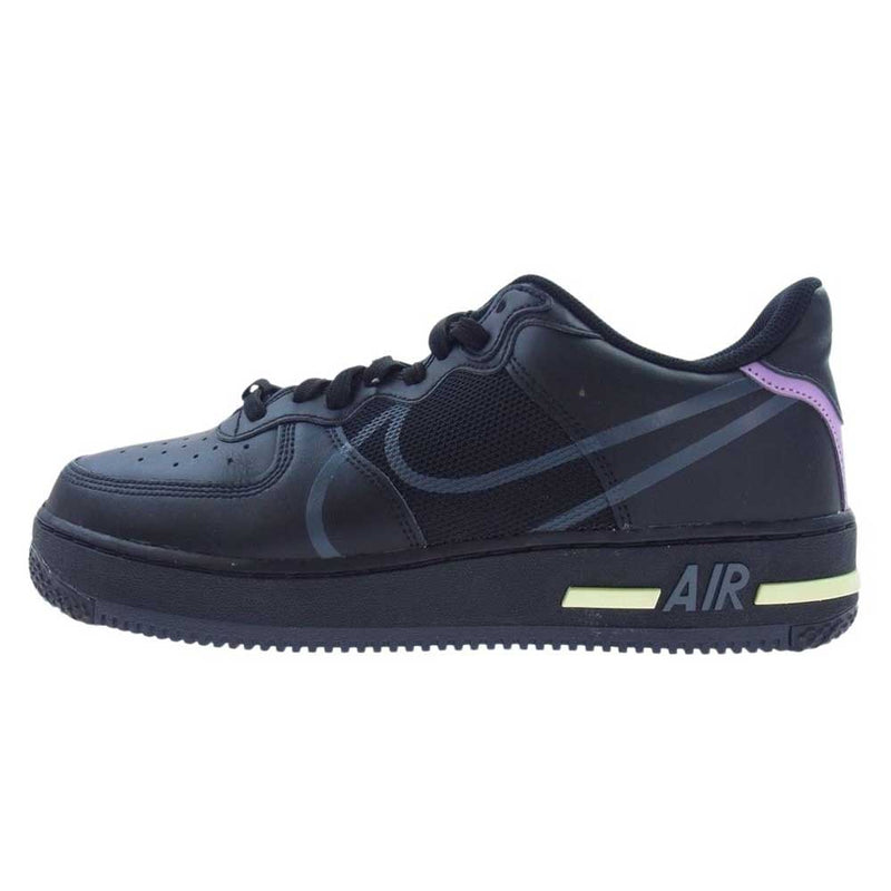 NIKE ナイキ CD4366-001 Air Force 1 React エアフォース1 ロー リアクト スニーカー ブラック系 27.0cm【中古】