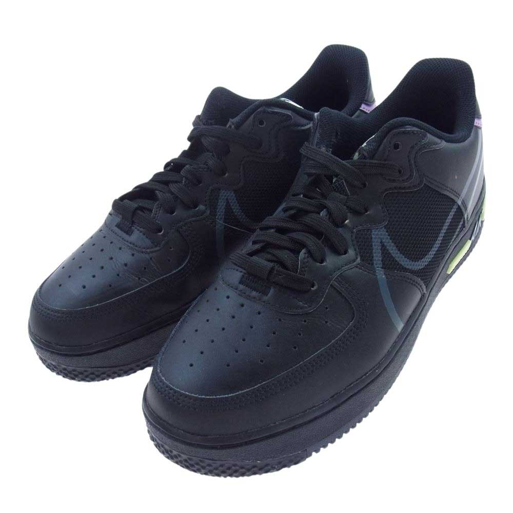 NIKE ナイキ CD4366-001 Air Force 1 React エアフォース1 ロー リアクト スニーカー ブラック系 27.0cm【中古】