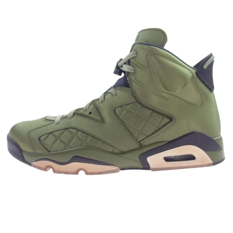 NIKE ナイキ AH4614-303 AIR JORDAN 6 RETRO PINNACLE PROMO FLIGHT JACKET エアジョーダン 6 レトロ ピナクル プロモ フライト ジャケット スニーカー モスグリーン系 28.5cm【中古】