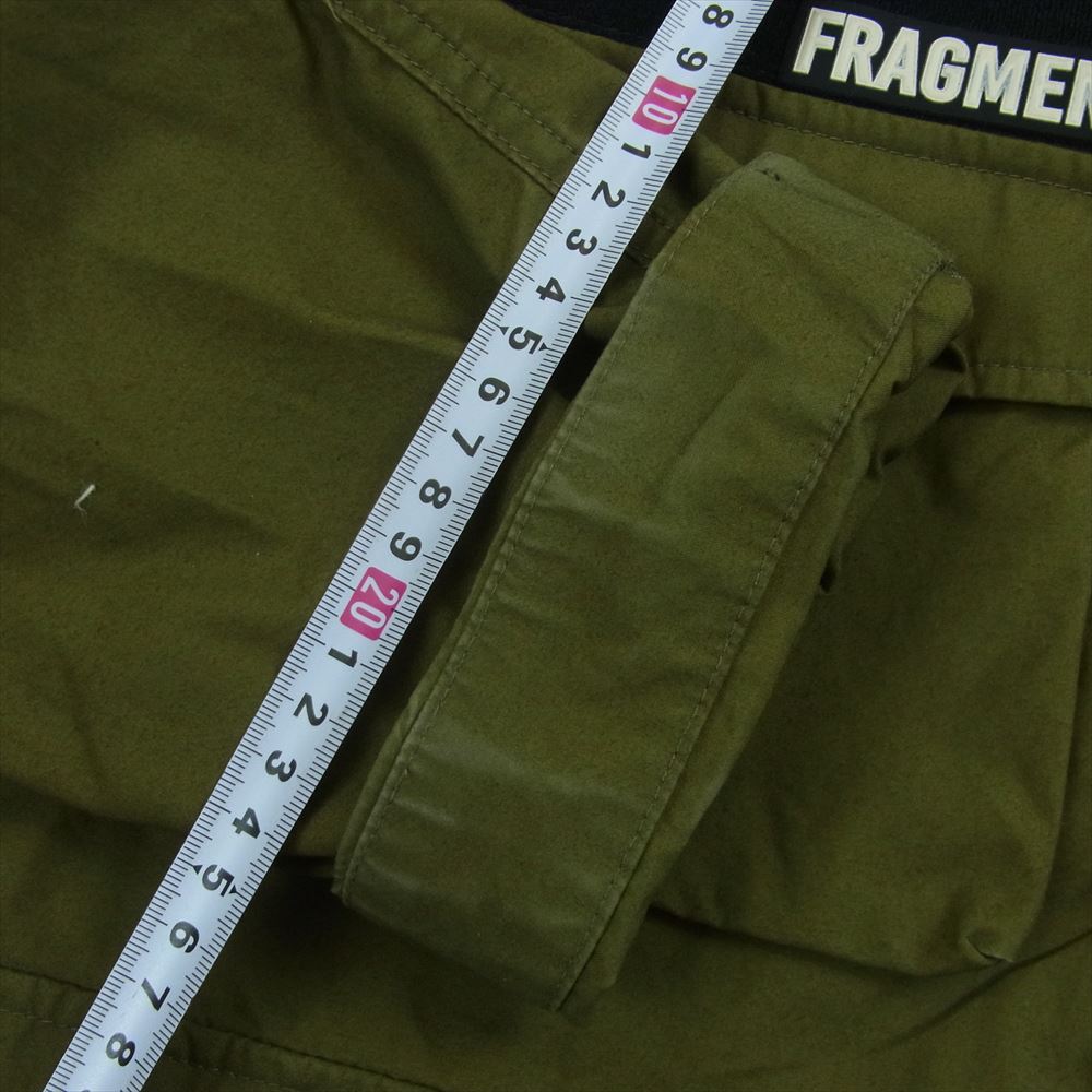 MONCLER モンクレール E109U4100450 FRAGMENT JAZZ GIUBBOTTO JACKET フラグメントデザイン バックロゴ 刺繍 ミリタリー フィールド ジャケット グリーン系 オリーブ系 2【中古】