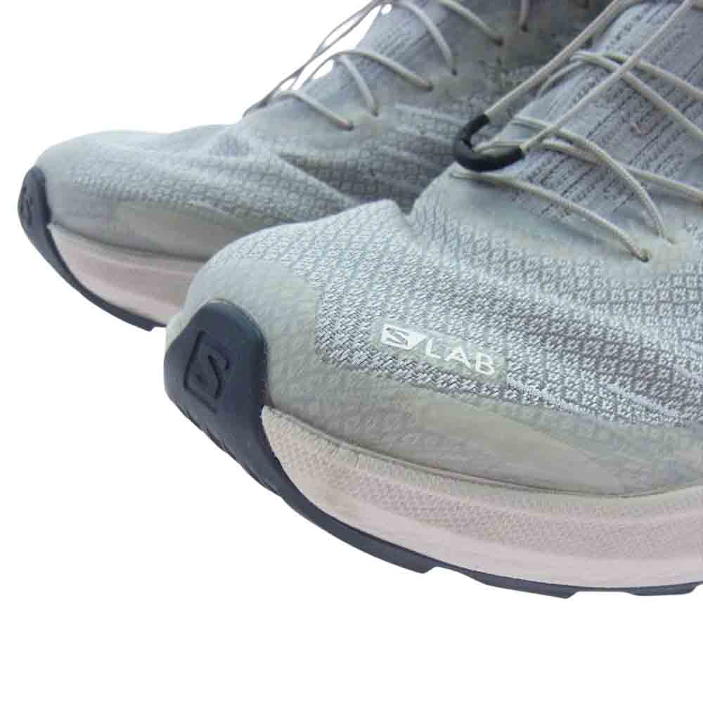 salomon サロモン 413108 Pulsar Trail Professional ローカット スニーカー グレー系 23.5cm【中古】