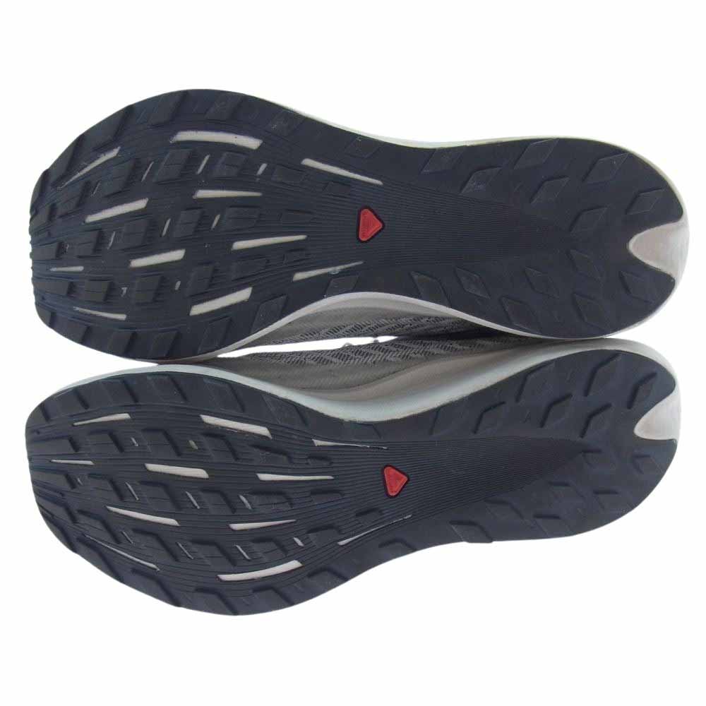 salomon サロモン 413108 Pulsar Trail Professional ローカット スニーカー グレー系 23.5cm【中古】
