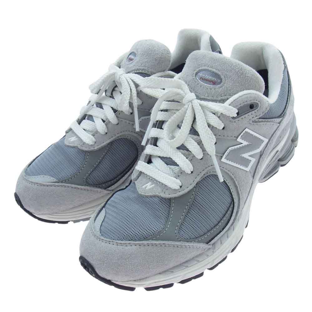 NEW BALANCE ニューバランス M2002RXJ 2002R スエード メッシュ スニーカー グレー系 23cm【中古】