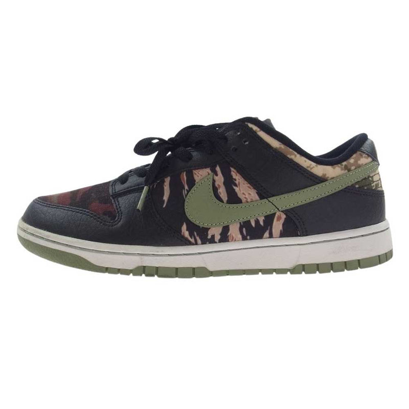 NIKE ナイキ DH0957-001 DUNK LOW SE BLACK MULTI CAMO ダンク ロー SE ブラック マルチ カモ スニーカー マルチカラー系 27.5cm【中古】