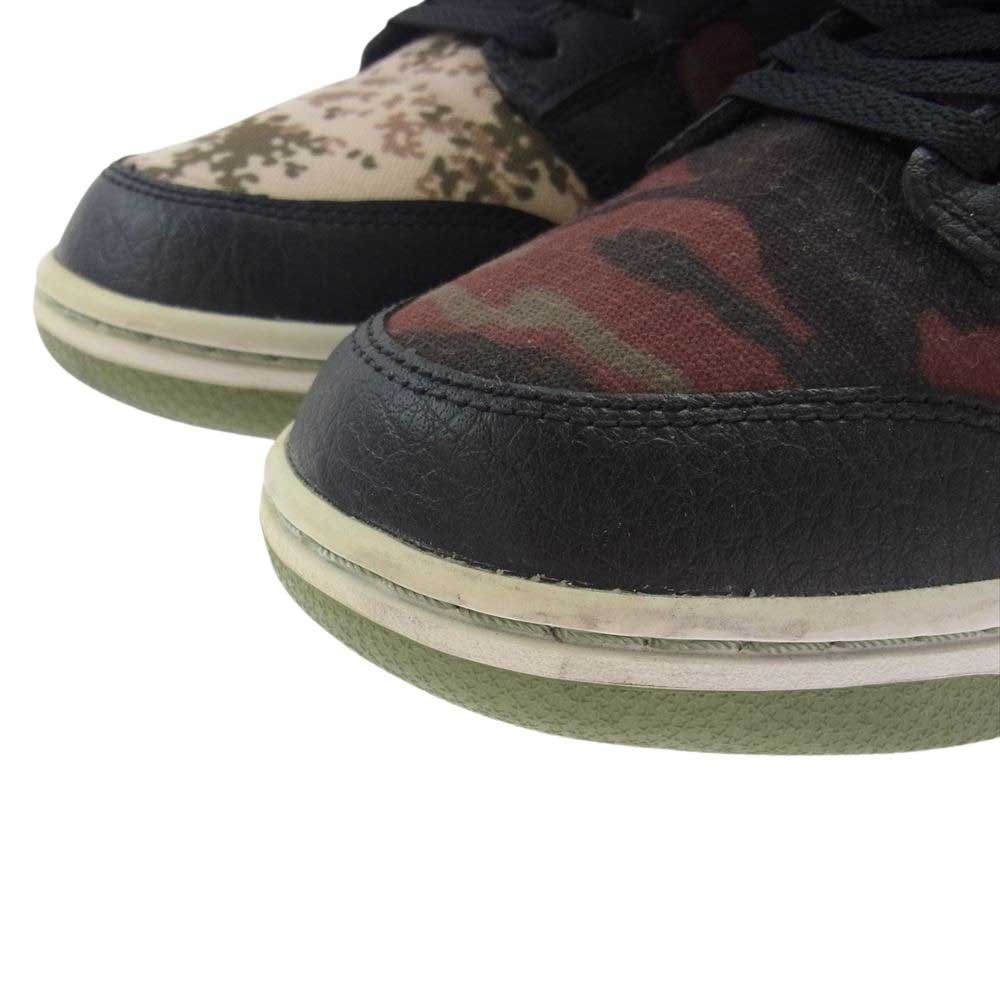 NIKE ナイキ DH0957-001 DUNK LOW SE BLACK MULTI CAMO ダンク ロー SE ブラック マルチ カモ スニーカー マルチカラー系 27.5cm【中古】