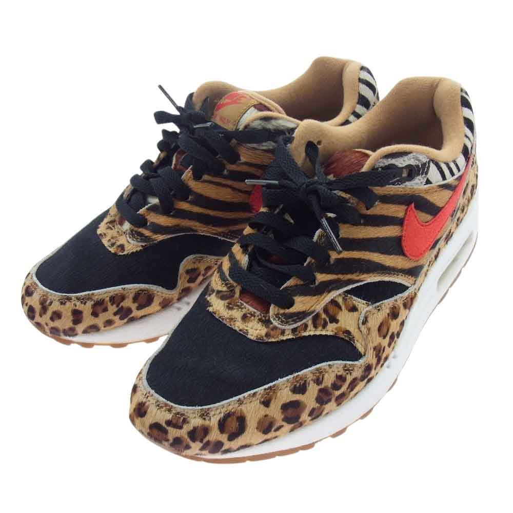 NIKE ナイキ AQ0928-700 × atmos アトモス Air Max 1 DLX Animal Pack エアマックス1 DLX アニマルパックスニーカー マルチカラー系 25.5cm【中古】