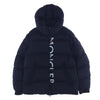 MONCLER モンクレール 20AW F20911B54410 国内正規品 MAURES マウレス ロゴワッペン プリント ダウン ジャケット ネイビー系 3【中古】