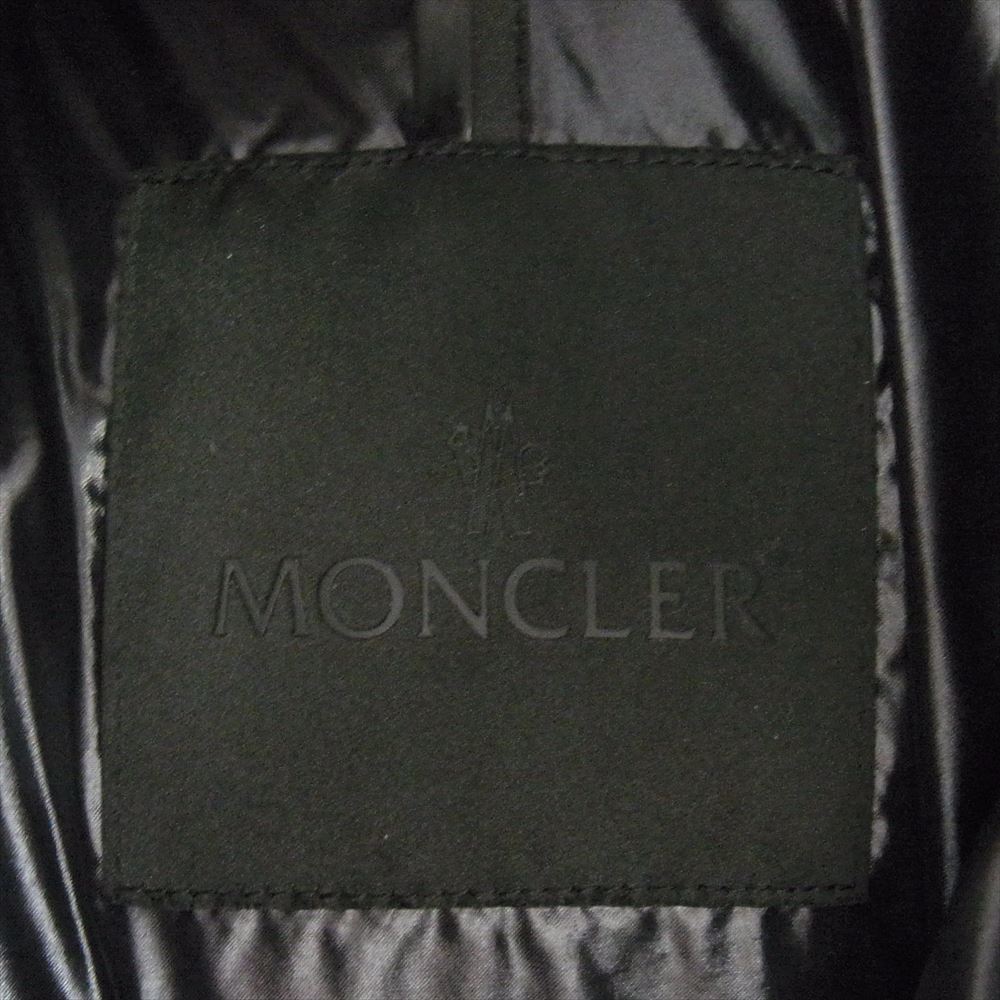 MONCLER モンクレール 20AW F20911B54410 国内正規品 MAURES マウレス ロゴワッペン プリント ダウン ジャケット ネイビー系 3【中古】