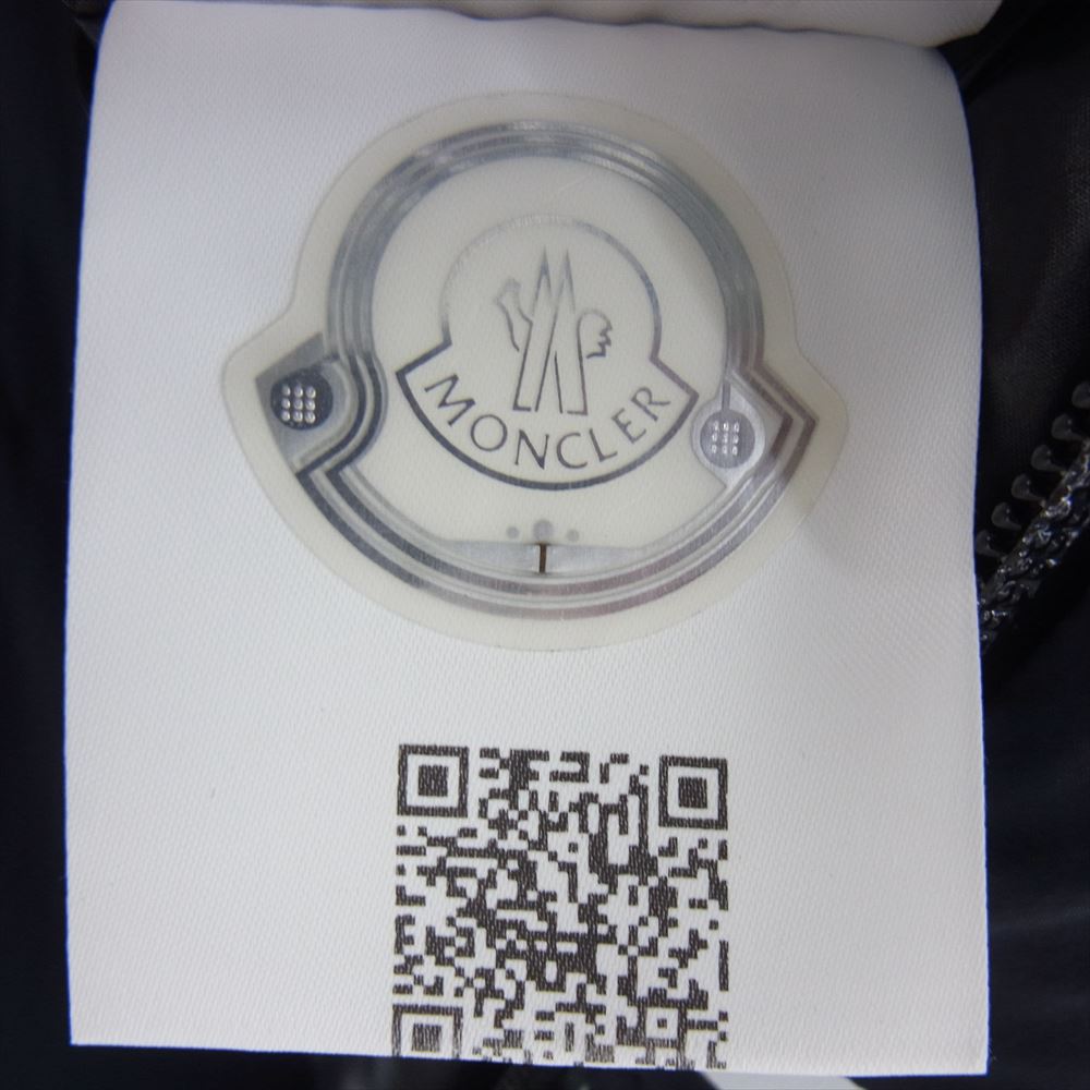MONCLER モンクレール 20AW F20911B54410 国内正規品 MAURES マウレス ロゴワッペン プリント ダウン ジャケット ネイビー系 3【中古】