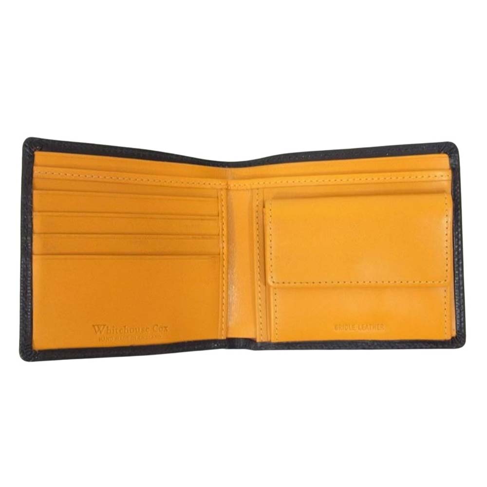 WHITE HOUSE COX ホワイトハウスコックス S7532HL COIN WALLET REGENT BRIDLE コインウォレット リージェント ブライドルレザー ブラック系【極上美品】【中古】