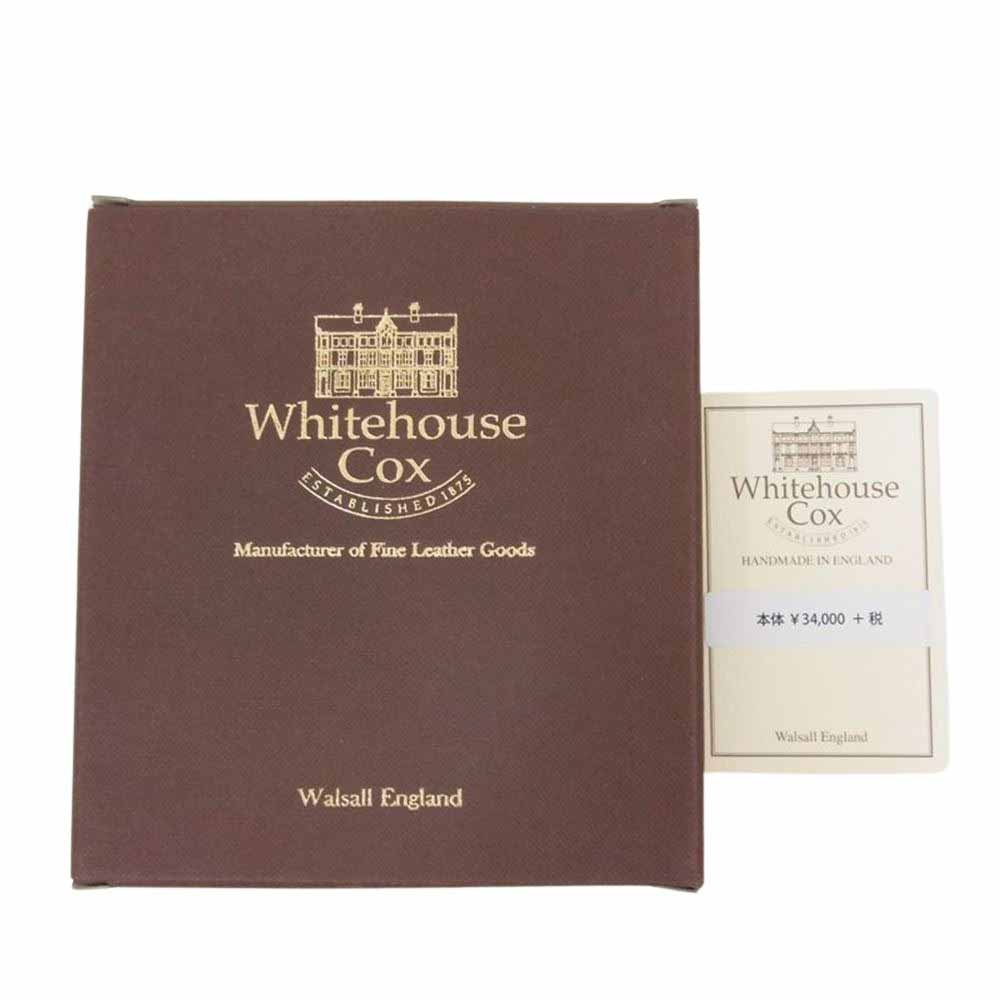 WHITE HOUSE COX ホワイトハウスコックス S7532HL COIN WALLET REGENT BRIDLE コインウォレット リージェント ブライドルレザー ブラック系【極上美品】【中古】