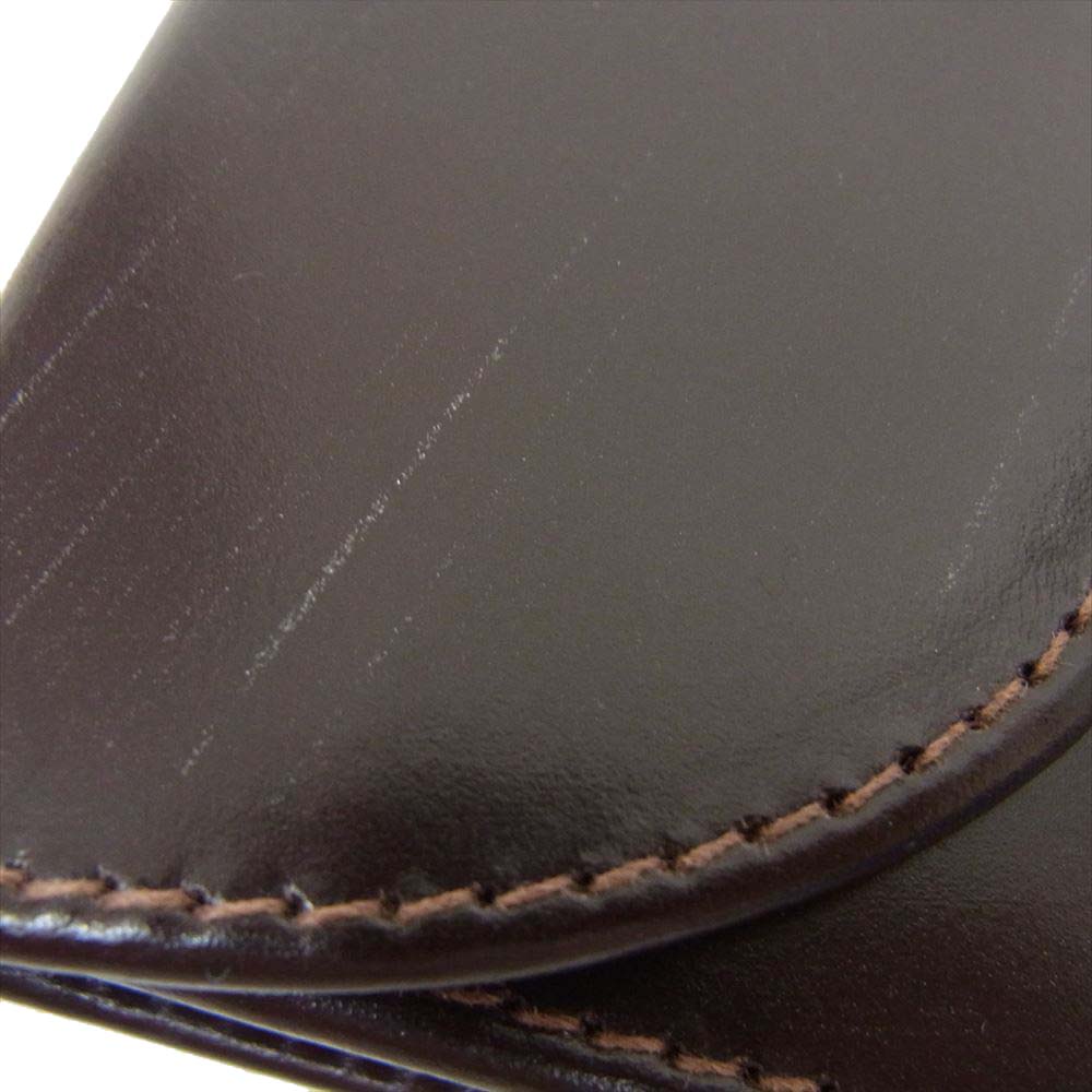 WHITE HOUSE COX ホワイトハウスコックス S1058  SMALL 3FOLD WALLET BRIDLE ブライドルレザー ブラウン系【極上美品】【中古】