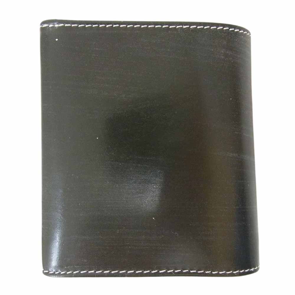 WHITE HOUSE COX ホワイトハウスコックス S1975HL COMPACT WALLET BRIDLE コンパクト ウォレット ブライドルレザー グリーン系【新古品】【未使用】【中古】