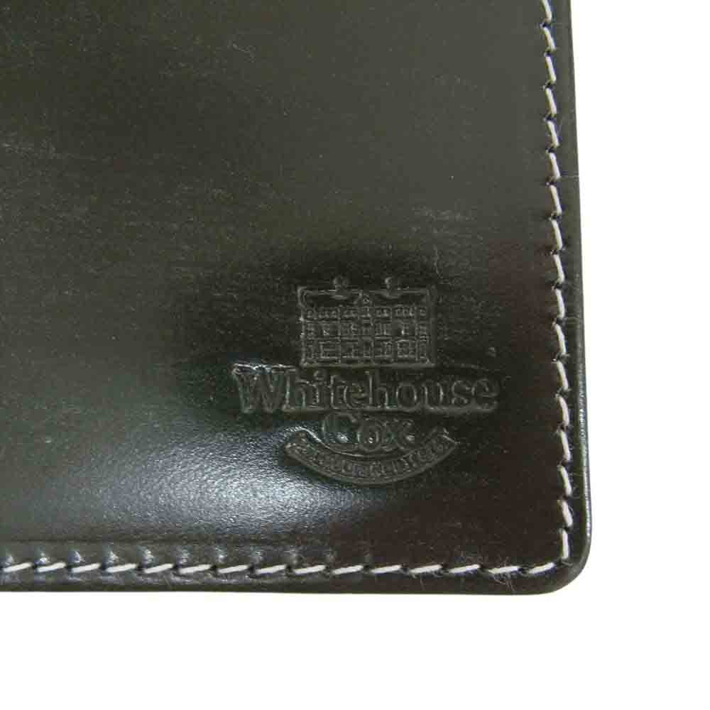 WHITE HOUSE COX ホワイトハウスコックス S1975HL COMPACT WALLET BRIDLE コンパクト ウォレット ブライドルレザー グリーン系【新古品】【未使用】【中古】