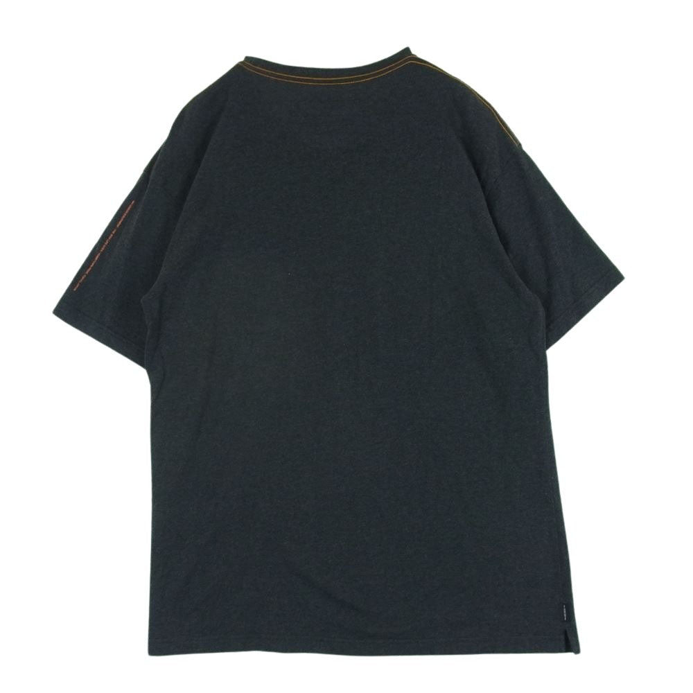 NEIGHBORHOOD ネイバーフッド 19AW 192ATNH-CSM02 THE WAY LIFE GOSE ワンポイント ロゴ ポケット 半袖 Tシャツ ダークグレー系 L【中古】