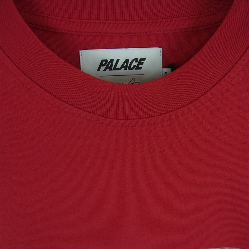 パレス Houston Photo T-shirt ホイットニーヒューストン プリント 半袖 Tシャツ レッド系 S【新古品】【未使用】【中古】