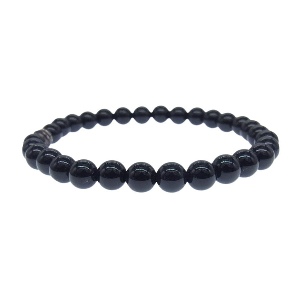 CHROME HEARTS クロムハーツ（原本無） BEAD 6ｍｍ ビーズ ブレスレット ブラック系【中古】