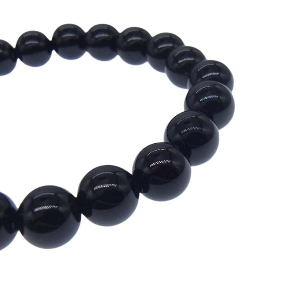 CHROME HEARTS クロムハーツ（原本無） BEAD 8ｍｍ ビーズ ブレスレット ブラック系【中古】