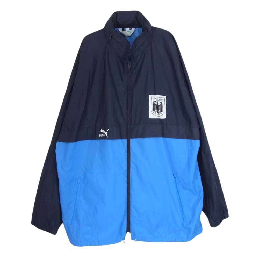 PUMA プーマ ヴィンテージ 三角タグ ドイツ軍 BUNDESWEHR ナイロン ジャケット ブルー系 6【中古】