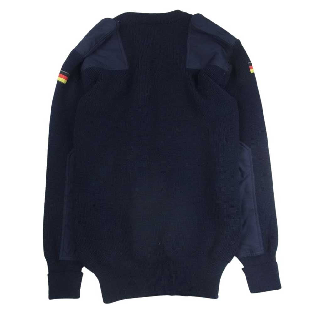 ドイツ軍 ミリタリー コマンド セーター ニット ネイビー系 48【中古】