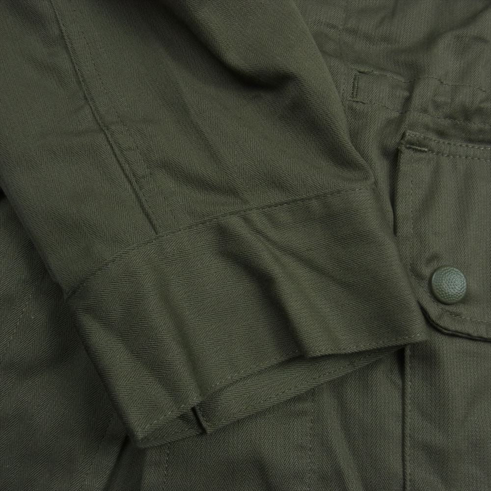 フランス軍 104C ヘリンボーン F1 ミリタリー ジャケット カーキ系【中古】