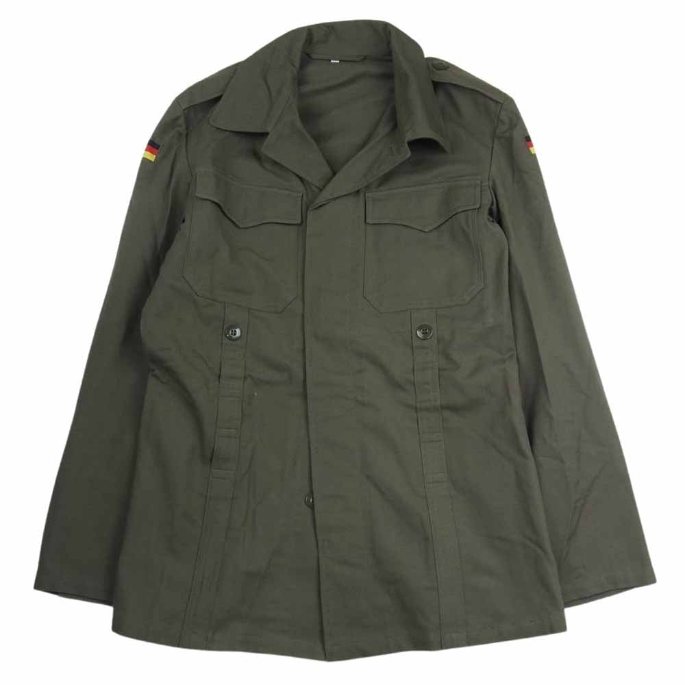 ドイツ軍 初期型 モールスキン ミリタリー ジャケット カーキ系 5【中古】