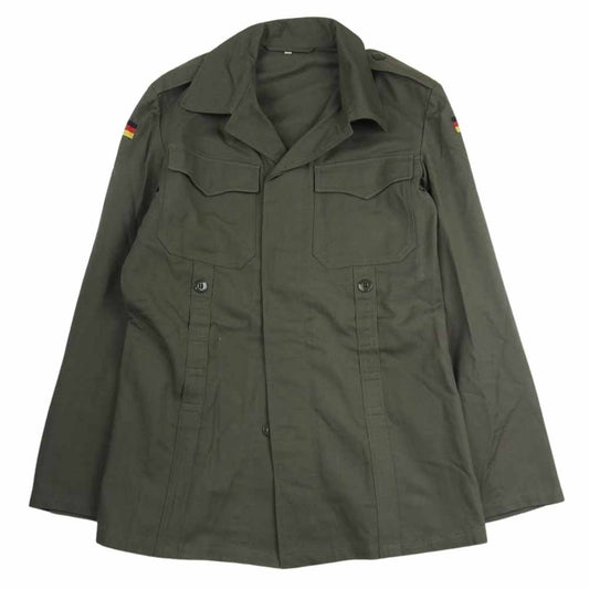 ドイツ軍 初期型 モールスキン ミリタリー ジャケット カーキ系 5【中古】