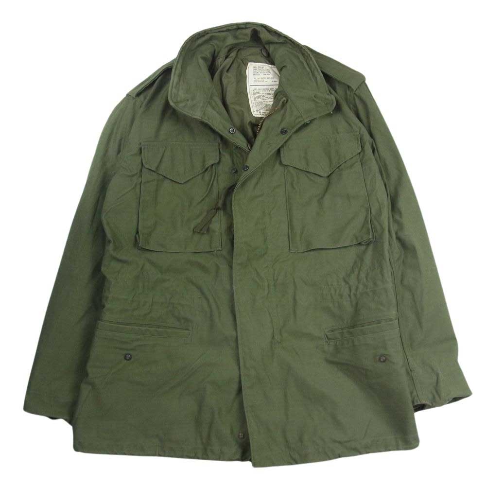 米軍 8415-00-782-2936 70s ALPHA INDUSTRIES M65 Field Jacket M-65 フィールド ミリタリー ジャケット カーキ系 S【中古】
