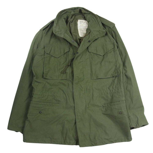 米軍 8415-00-782-2936 70s ALPHA INDUSTRIES M65 Field Jacket M-65 フィールド ミリタリー ジャケット カーキ系 S【中古】