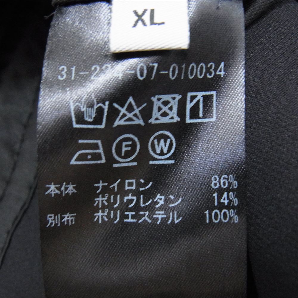 ONE GRAVITY ワングラビティ 31-234-07-010034 ストレッチ スリム パンツ ボトム ブラック系 XL【中古】