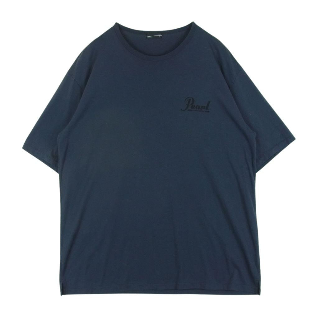 LAD MUSICIAN ラッドミュージシャン 23AW 天竺素材 Pearl BIG T SHIRT 半袖 ビッグ Tシャツ カットソー ネイビー系 46【中古】