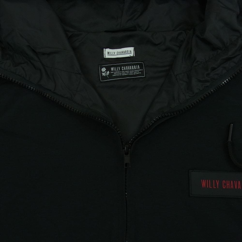 ウィリーチャバリア AAC301 ZIP ANORAK ジップ アノラック パーカー ナイロン ジャケット ブラック系 L【中古】