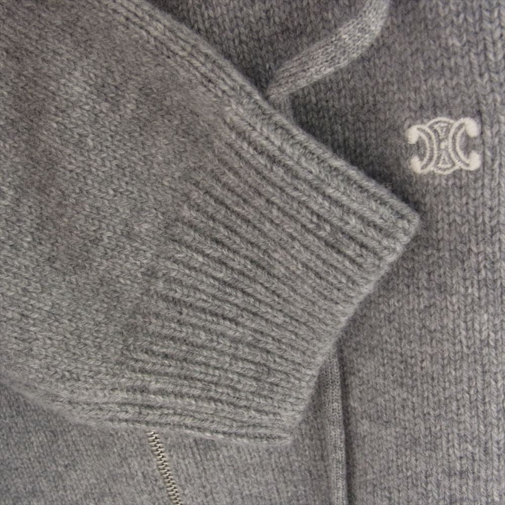 CELINE セリーヌ トリオンフ フード セーター ジップアップ パーカー